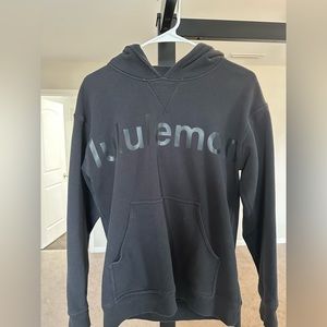 Lululemon hooded black sweatshirt